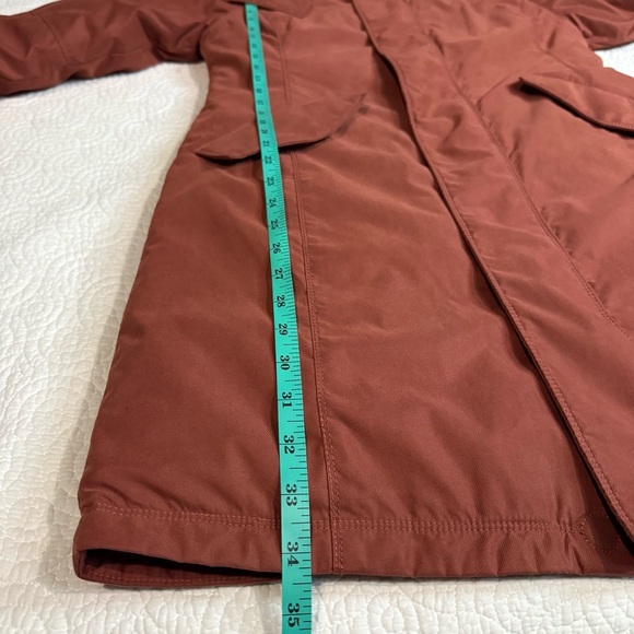 Babaton Oskar Parka Warm Rust Jacket Goosedown waterproof size Small - Picture 14 of 16